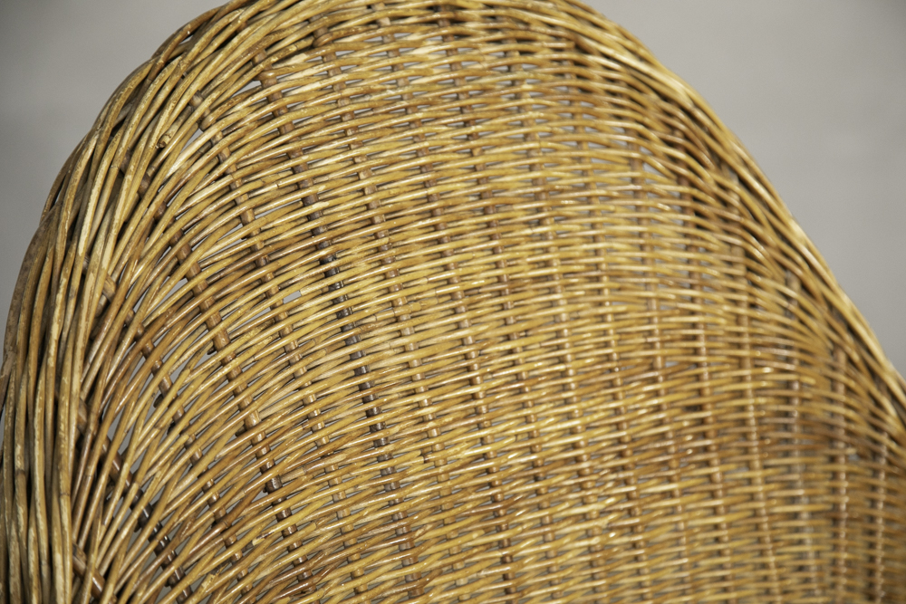 アンティーク ラタンラウンジチェア - 画像 (9)