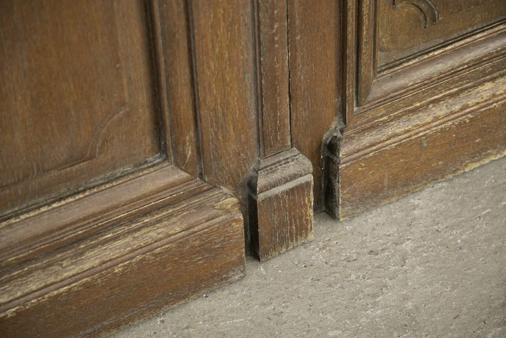 フランス アンティークダブルドア(ガラス入り) - 画像 (7)