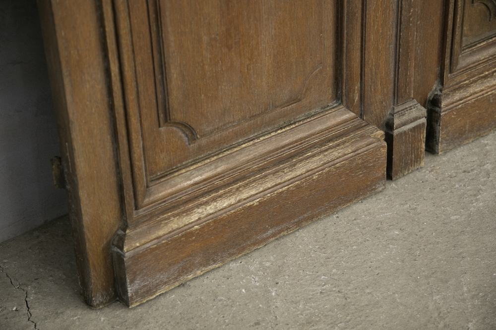 フランス アンティークダブルドア(ガラス入り) - 画像 (8)