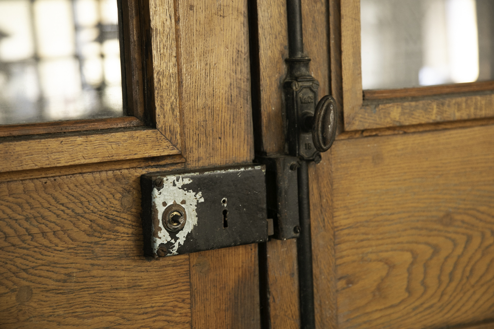 フランス アンティークダブルドア(ガラス入り) - 画像 (11)