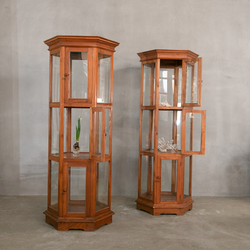 フランスアンティーク ガラスショーケース