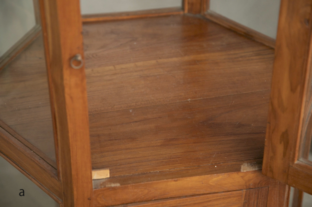 フランスアンティーク ガラスショーケース - 画像 (9)