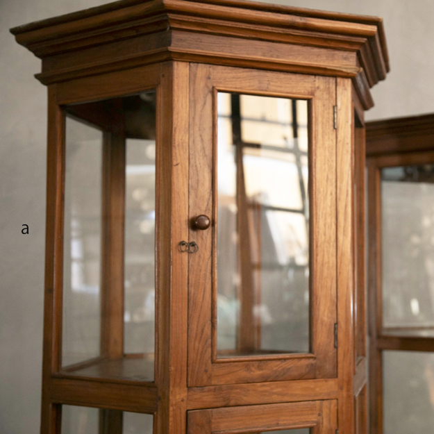 フランスアンティーク ガラスショーケース - 画像 (10)