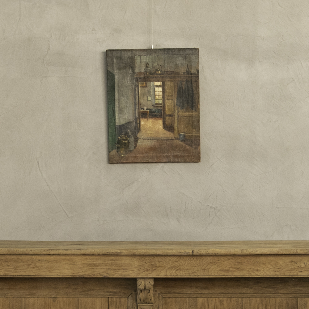 フランスアンティークオイルペインティング - 画像 (2)