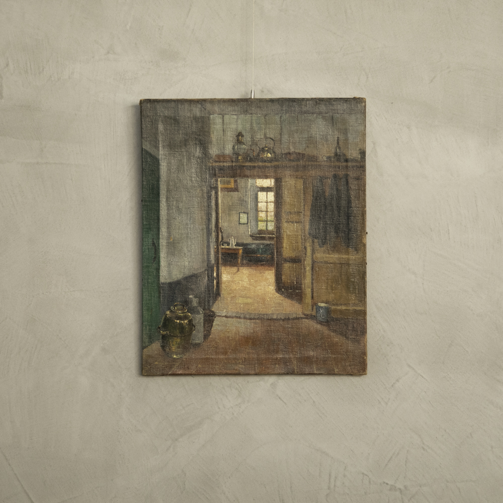 フランスアンティークオイルペインティング