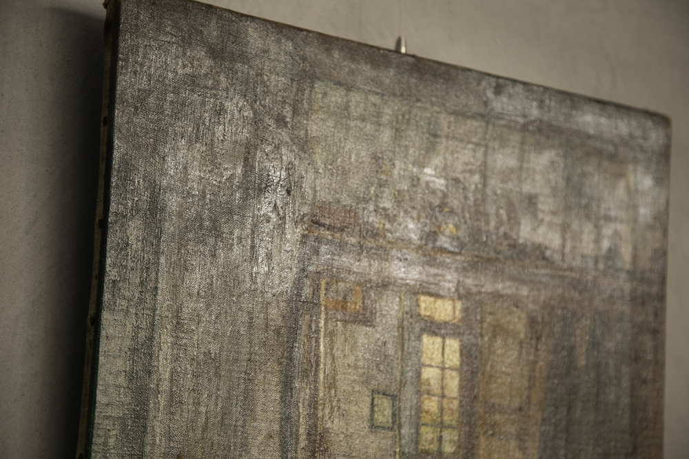 フランスアンティークオイルペインティング - 画像 (5)