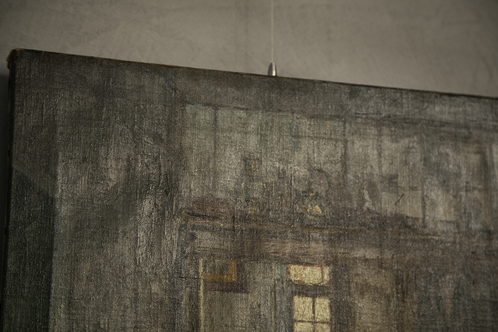 フランスアンティークオイルペインティング - 画像 (6)