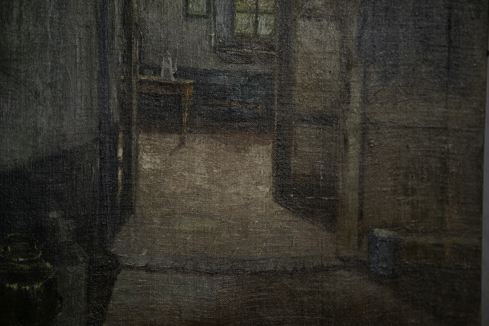 フランスアンティークオイルペインティング - 画像 (7)