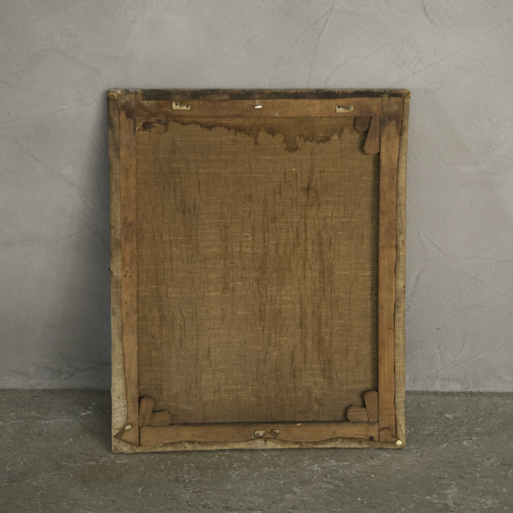 フランスアンティークオイルペインティング - 画像 (8)