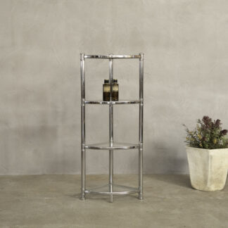 フランス ヴィンテージコーナーシェルフ