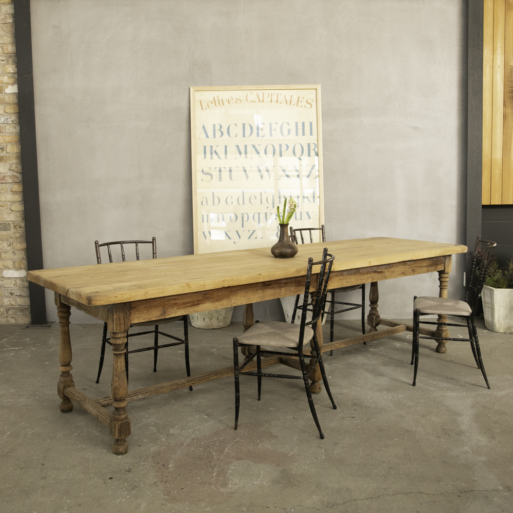 フランス アンティーク リフェクトリーテーブル