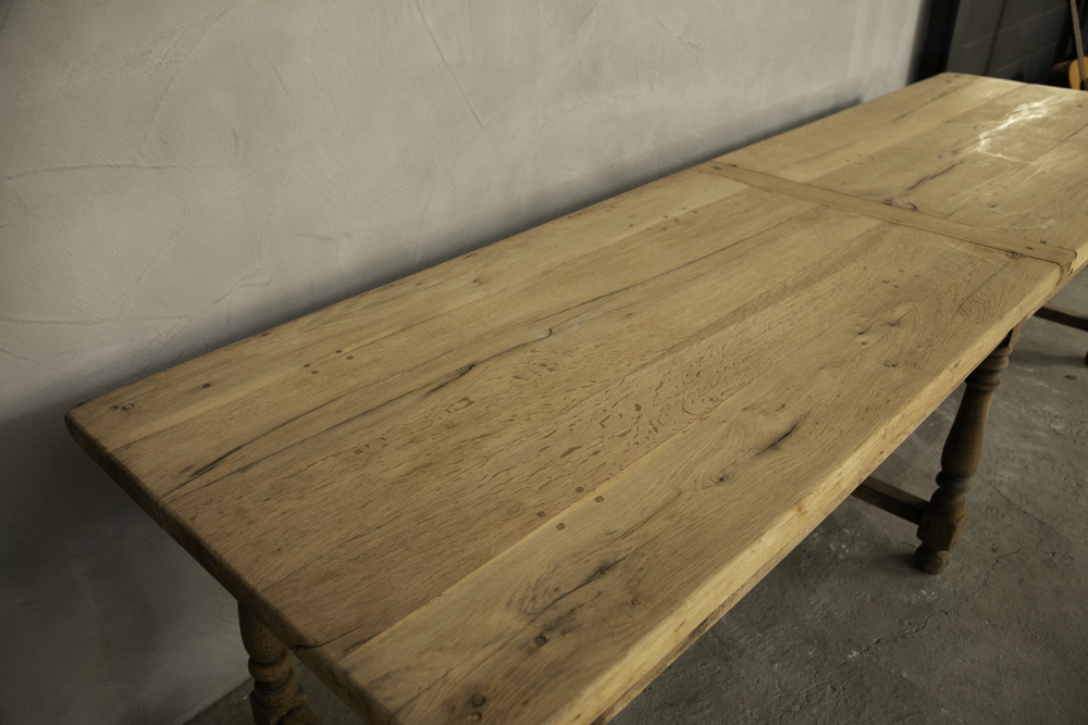 フランス アンティーク リフェクトリーテーブル - 画像 (4)