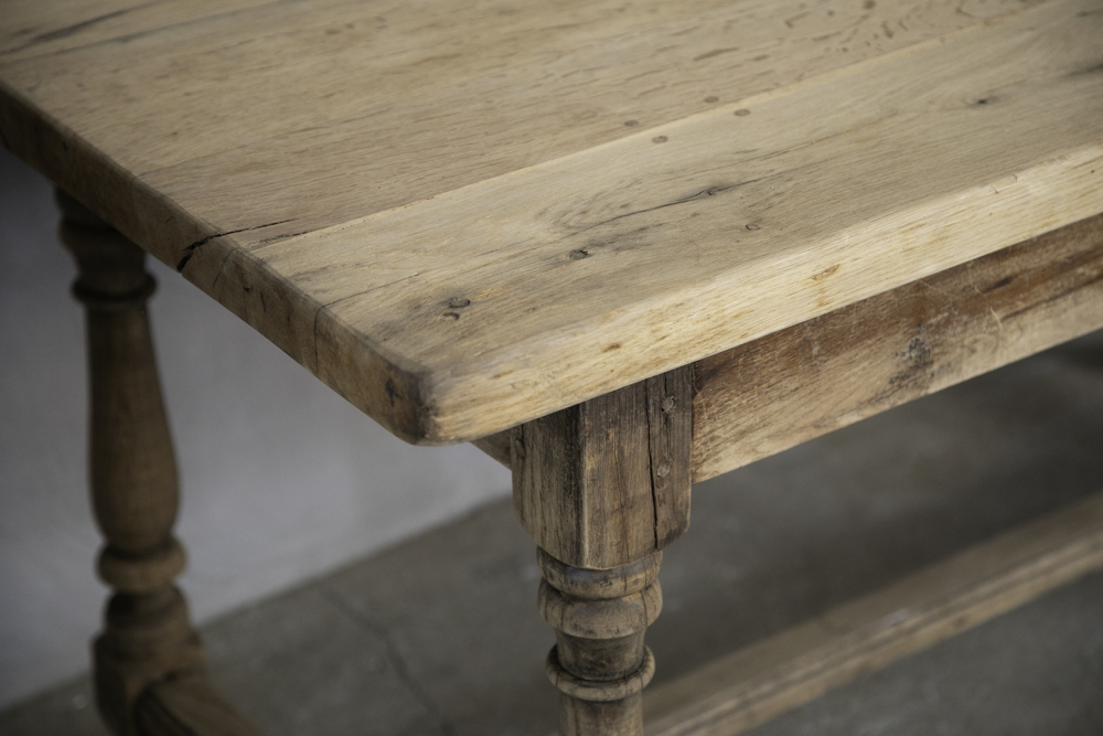 フランス アンティーク リフェクトリーテーブル - 画像 (5)