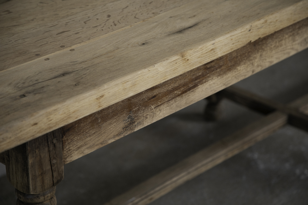 フランス アンティーク リフェクトリーテーブル - 画像 (8)