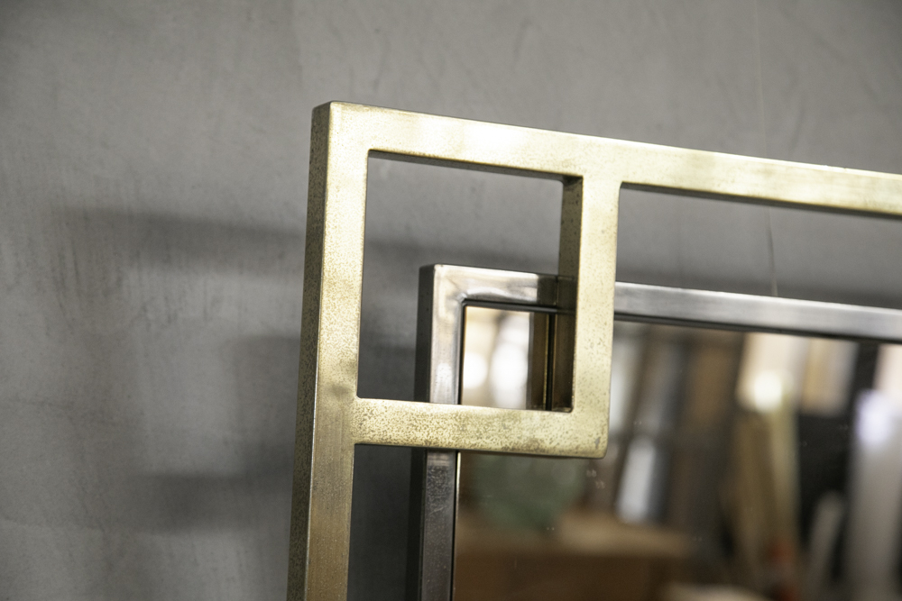 Maison Jansen ヴィンテージ スクエアミラー - 画像 (3)