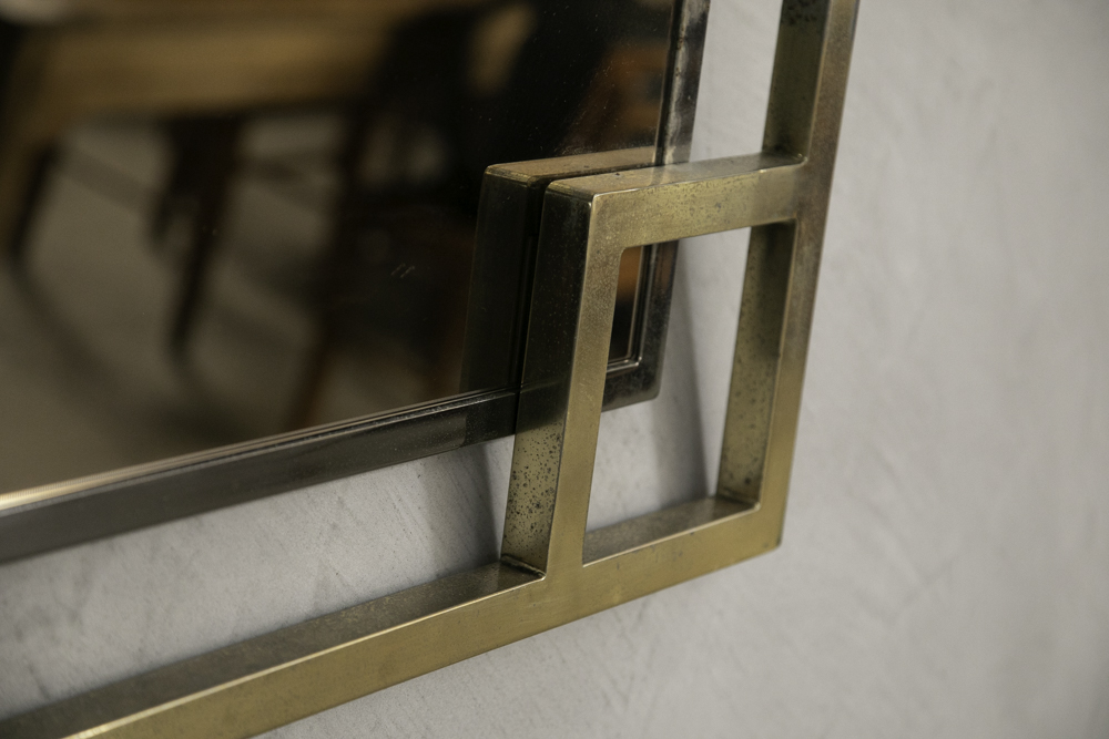 Maison Jansen ヴィンテージ スクエアミラー - 画像 (4)